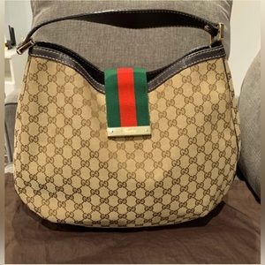 Gucci Beige Hobo Bag